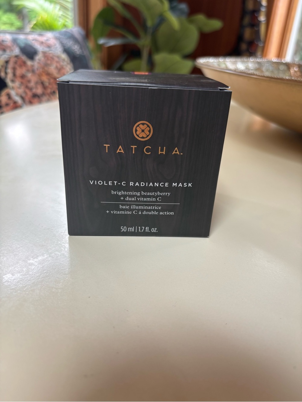 Tatcha Violet-C Radiance Mask — Black & Gold Packaging